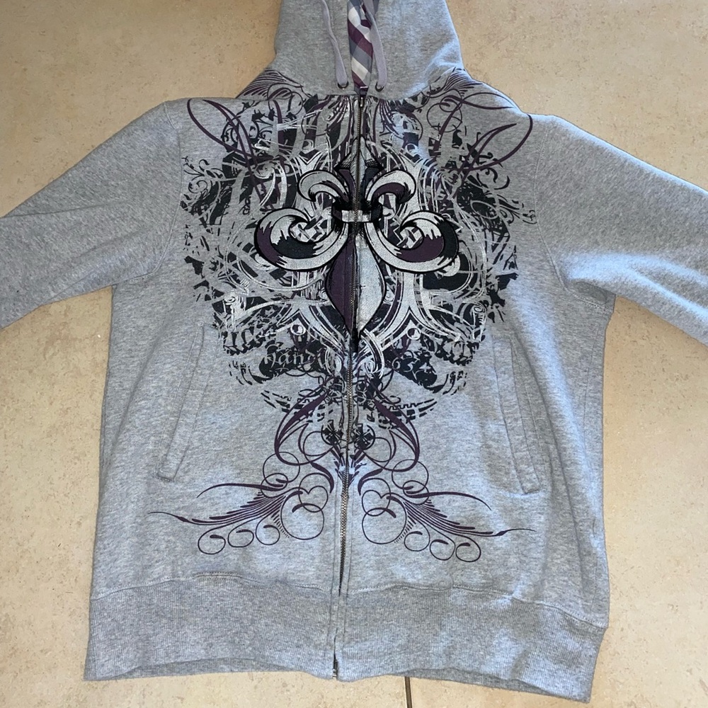 Fleur de lis hoodie NEED GONE 50$ MMA ELITE JNCO STYLE
